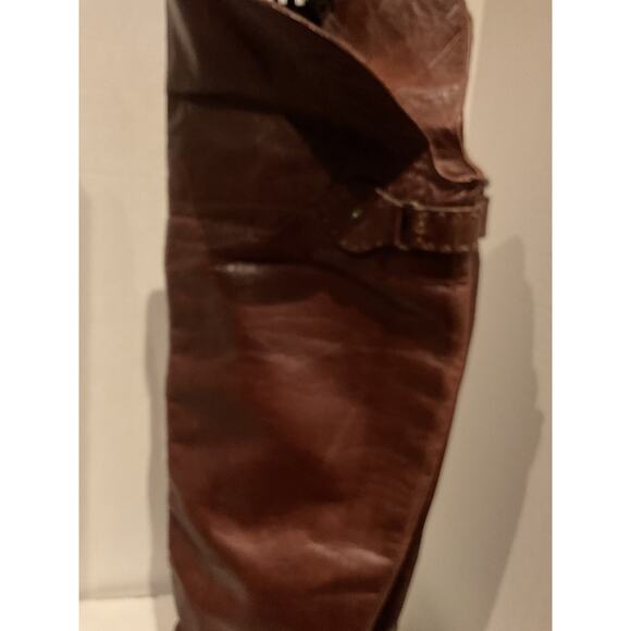 Frye - 77739 - Shirley- Over The Knee Brown Leather Riding Boots - 9B - Picture 6 of 15